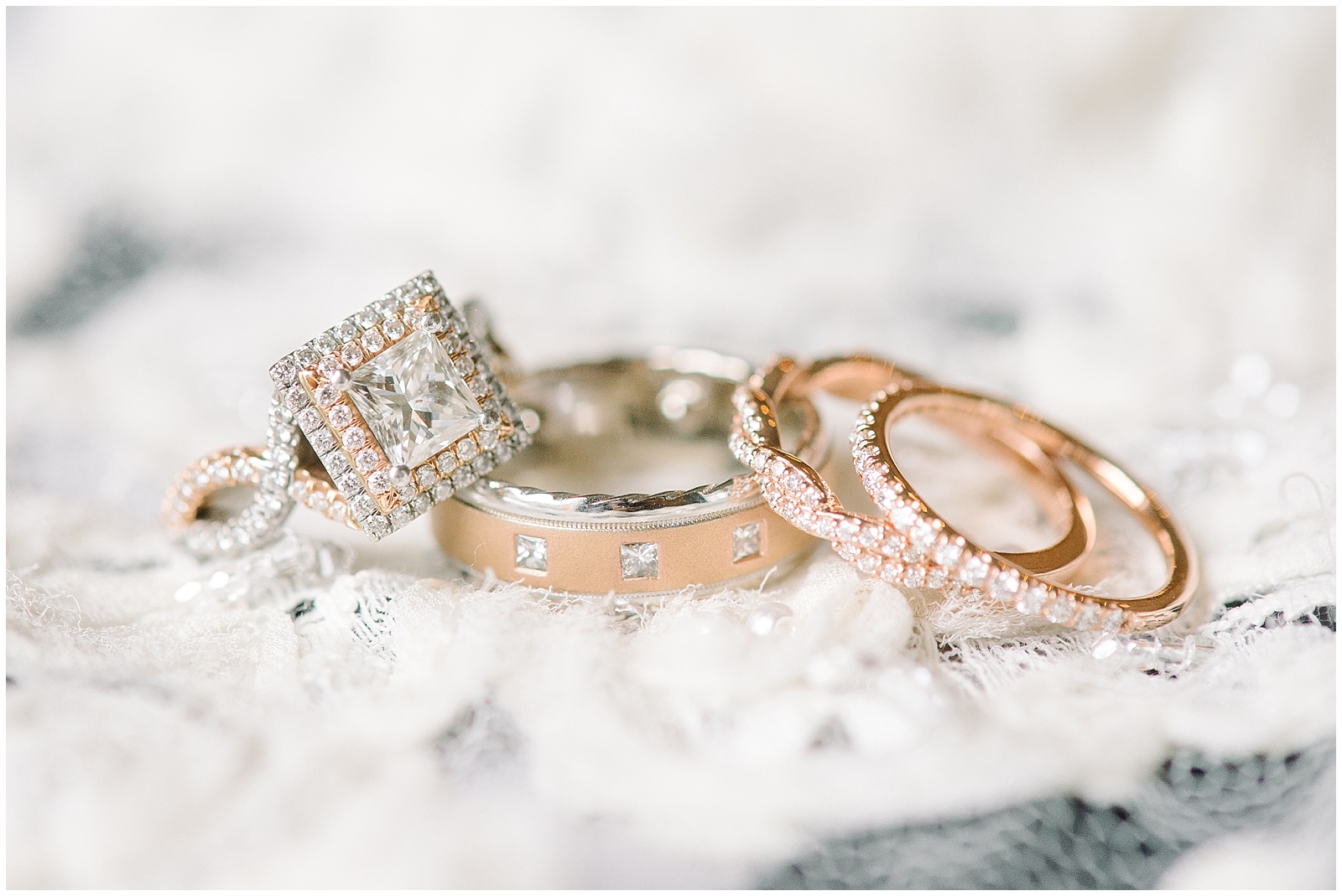 Rose Gold Wedding Rings 